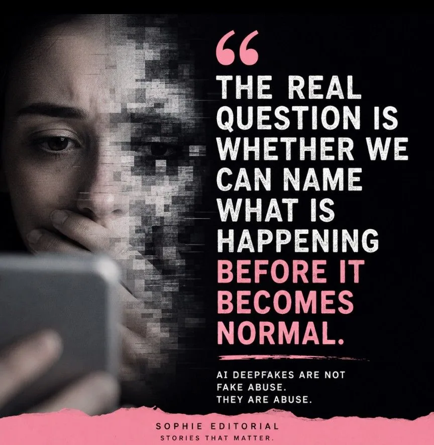 The New Sex Crime Hiding Behind a Screen: AI Deepfakes, Consent and the Law Finally Catching Up