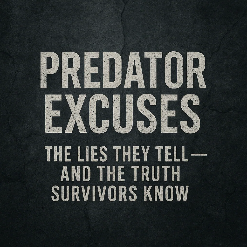 Predator Excuses: The Lies They Tell — And the Truth Survivors Know