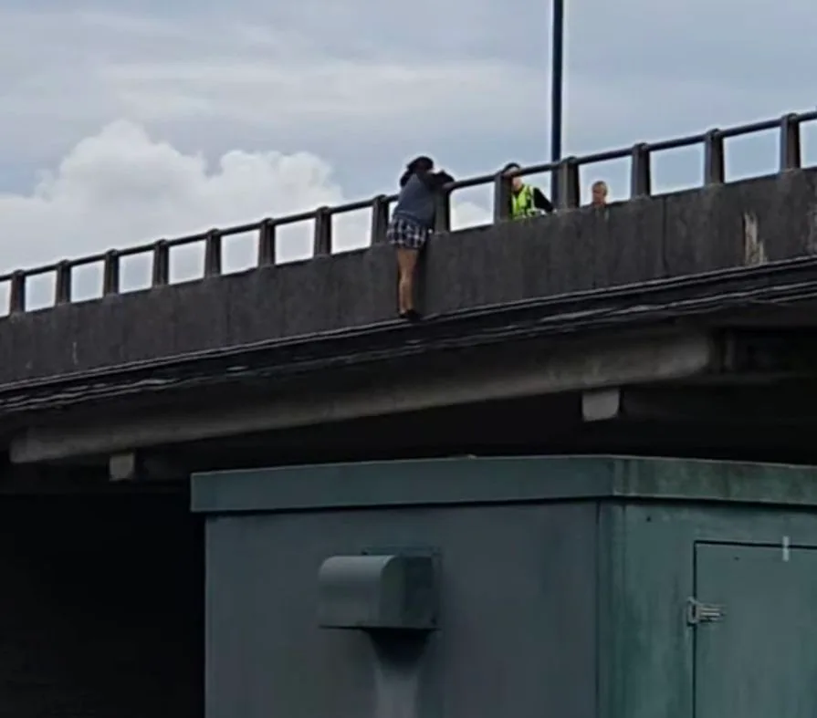 17-Year-Old Girl Rescued from Newport Bridge — Then Arrested for Weapon Possession