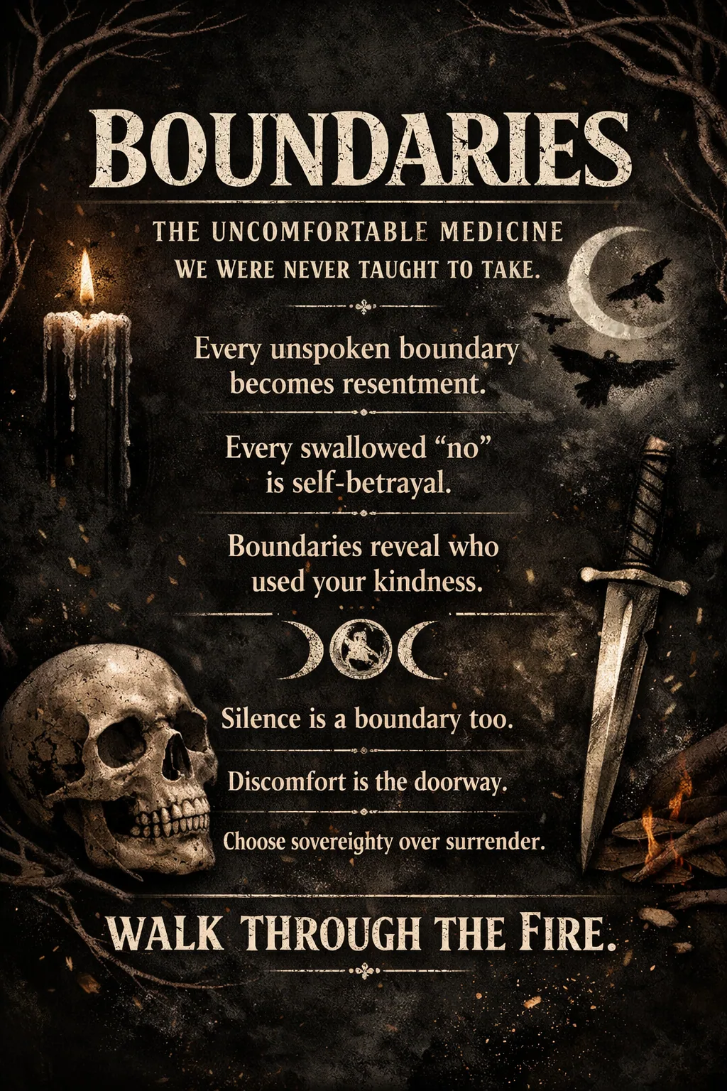 Boundaries: The Uncomfortable Medicine We Were Never Taught to Take